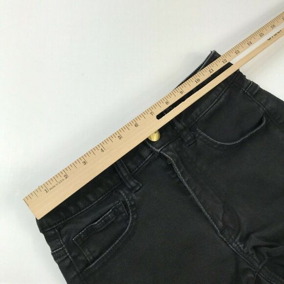 American Eagle Hi Rise Shortie Denim Jean Shorts - Picture 7 of 10